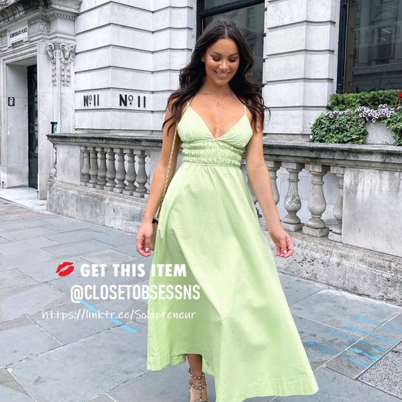 ZARA A-Line Midi Dress* - Picture 5 of 16